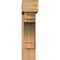 Ekena Millwork Merced Block Smooth Bracket w/ Offset Brace, Western Red Cedar, 7 1/2"W x 30"D x 30"H BKT0806X30X30MRC05SWR - alternate 4
